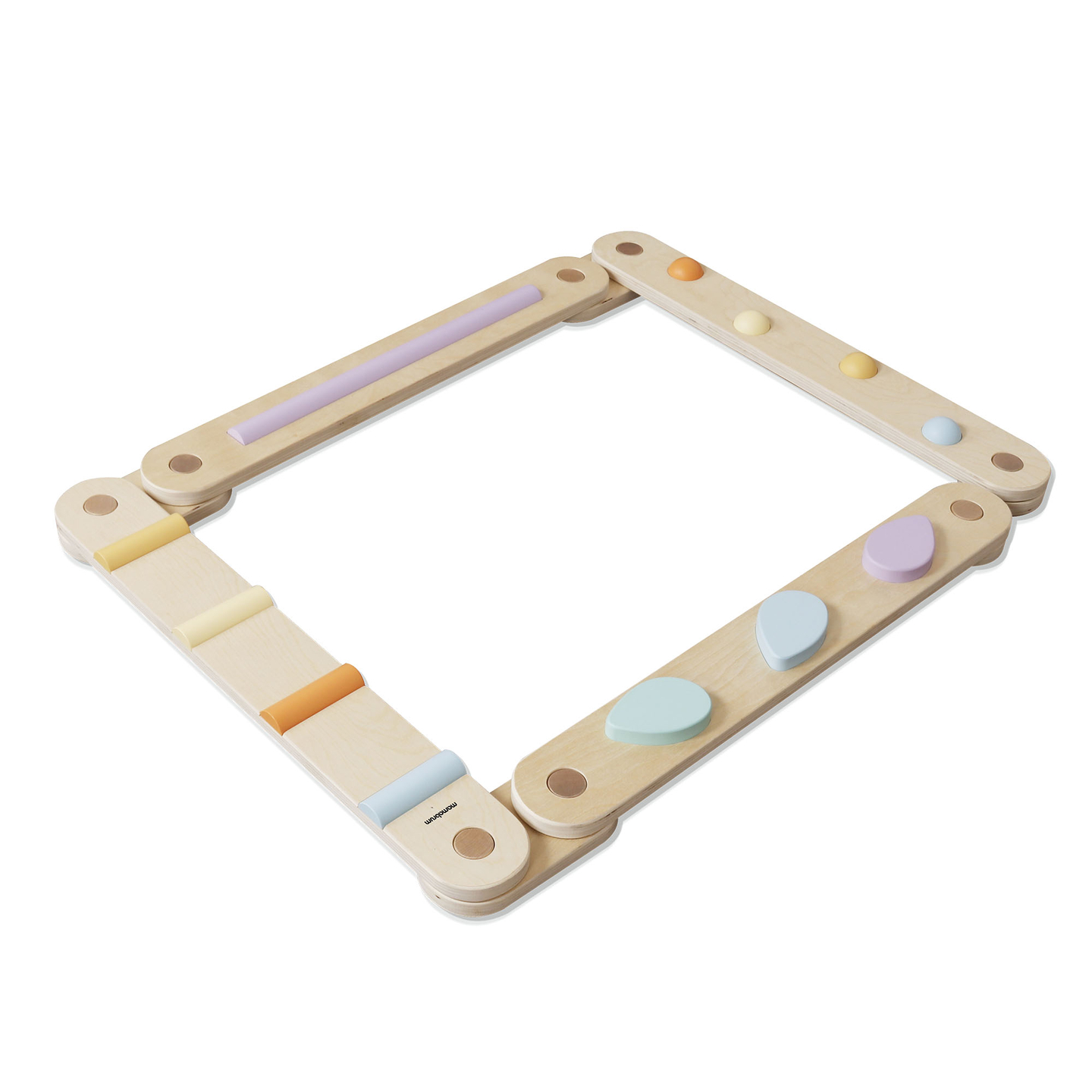 Cale senzorială mare din lemn - cale de echilibru - 9 elemente