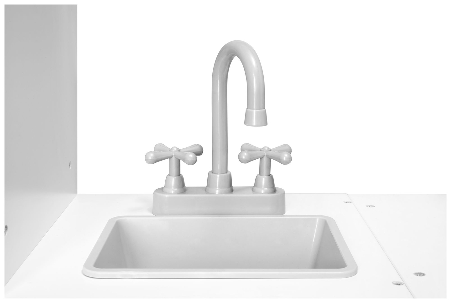 Bucătărie de colț din lemn XXXL cu frigider, cuptor, mașină de spălat, șorț și accesorii