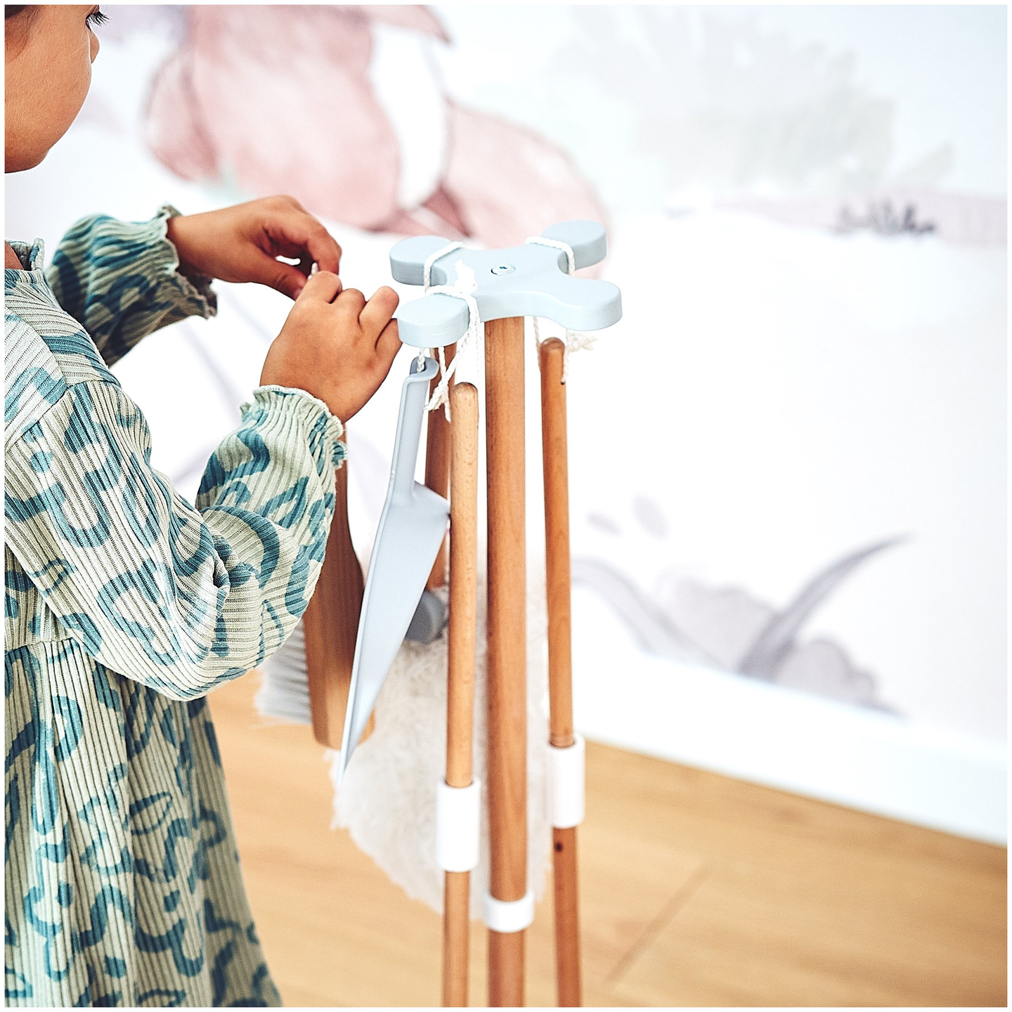 Set de curățare din lemn