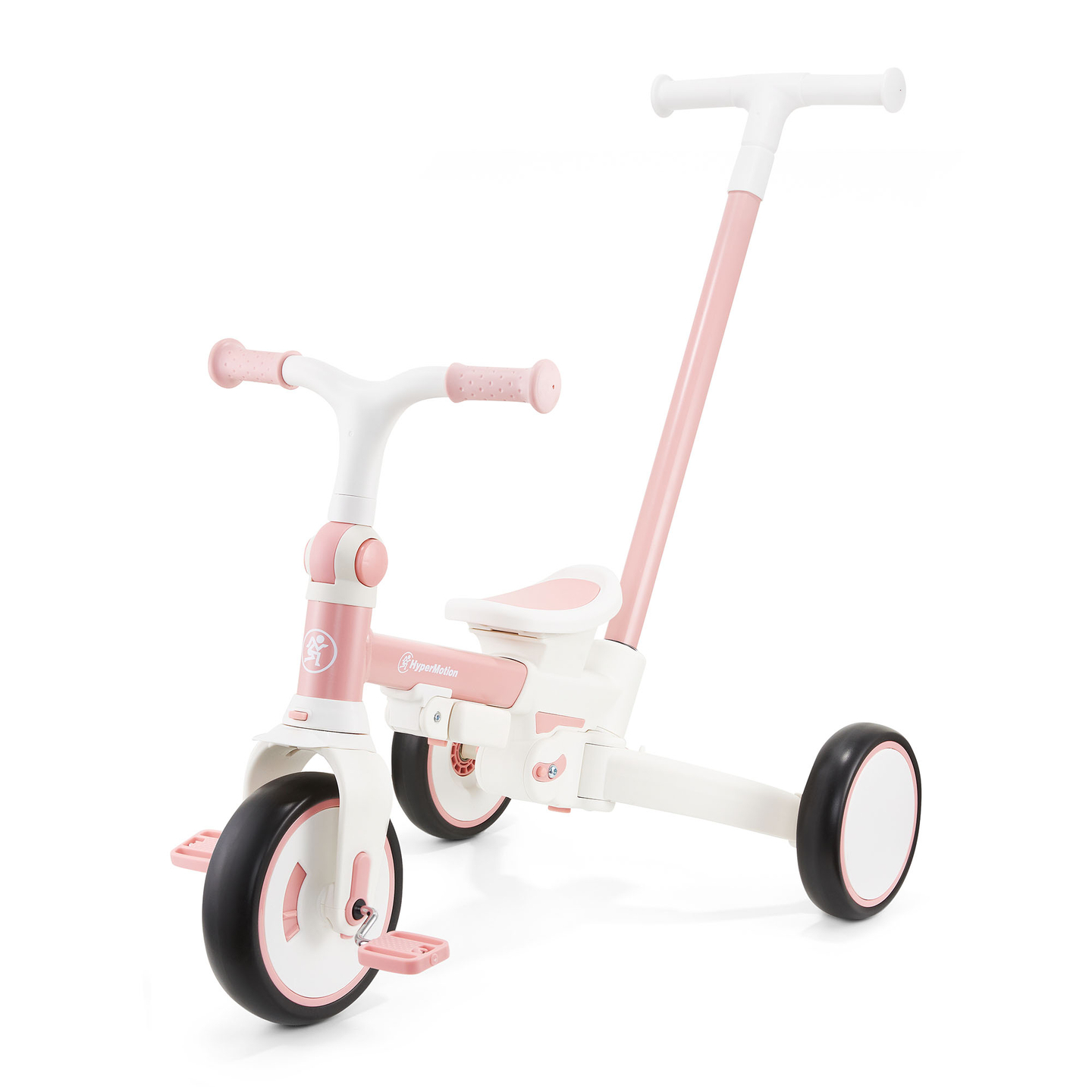 Triciclu multifuncțional 8in1 TOBI FOREST - roz