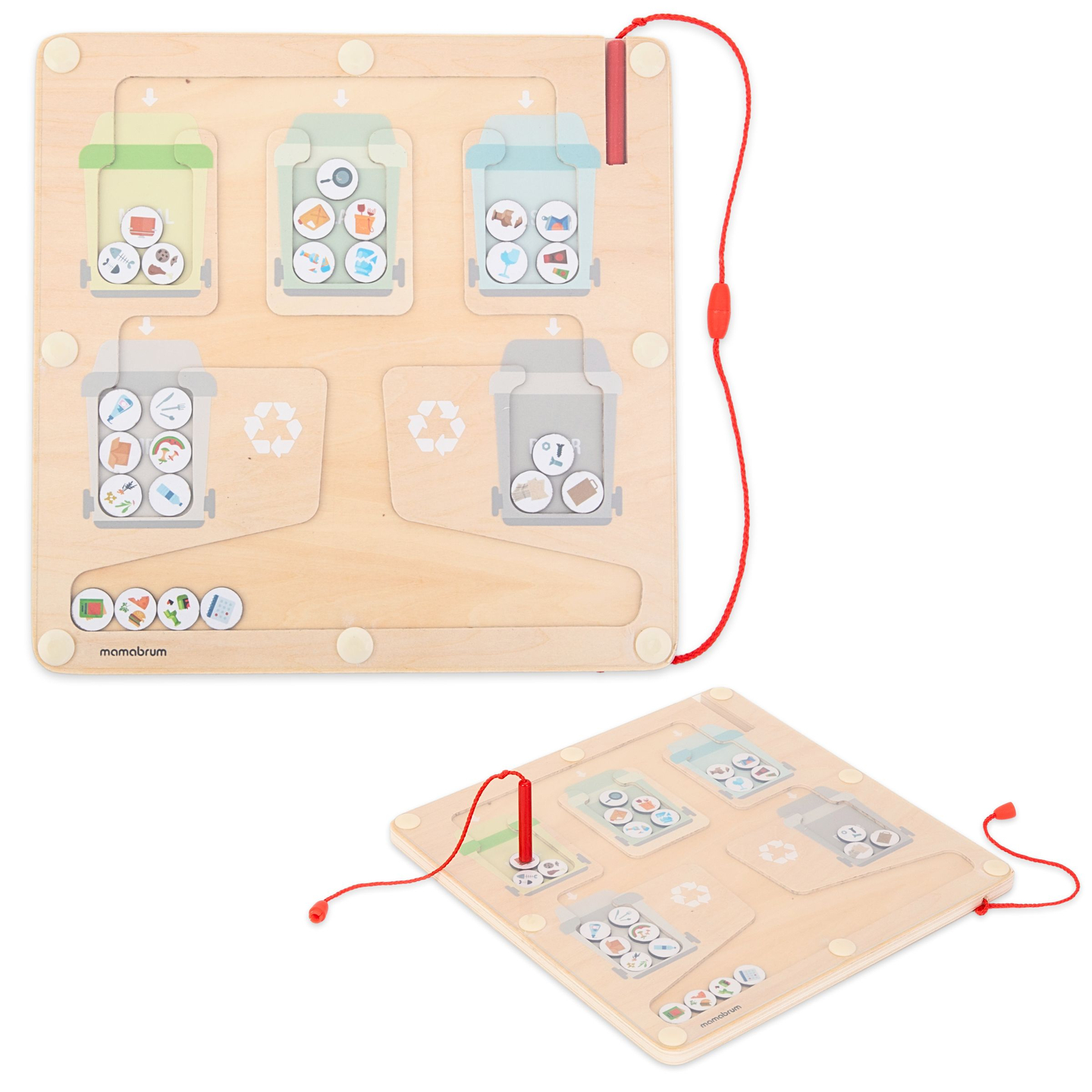 Puzzle jigsaw magnetic Reciclare