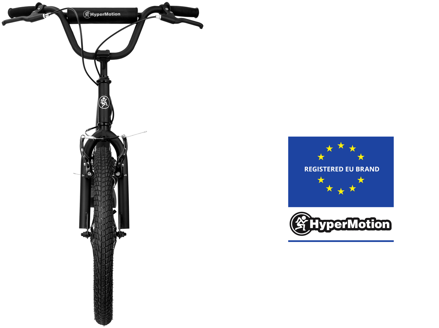 Scuter de oraș HyperMotion RIVA cu roți gonflabile de 50 cm și 40 cm