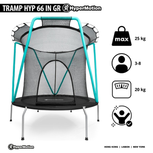 Trambulina menta 167cm cu plasa de protectie - pentru copii 3-8 ani - pentru casa si gradina