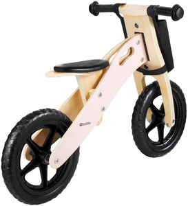 Bicicleta de jogging din lemn HyperMotion LEXI - roți din spumă, super ușoară - roz