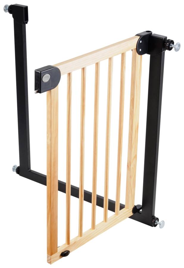 Poarta din lemn pentru ușă și scări - balustradă de siguranță - lățime 76.. .  83cm