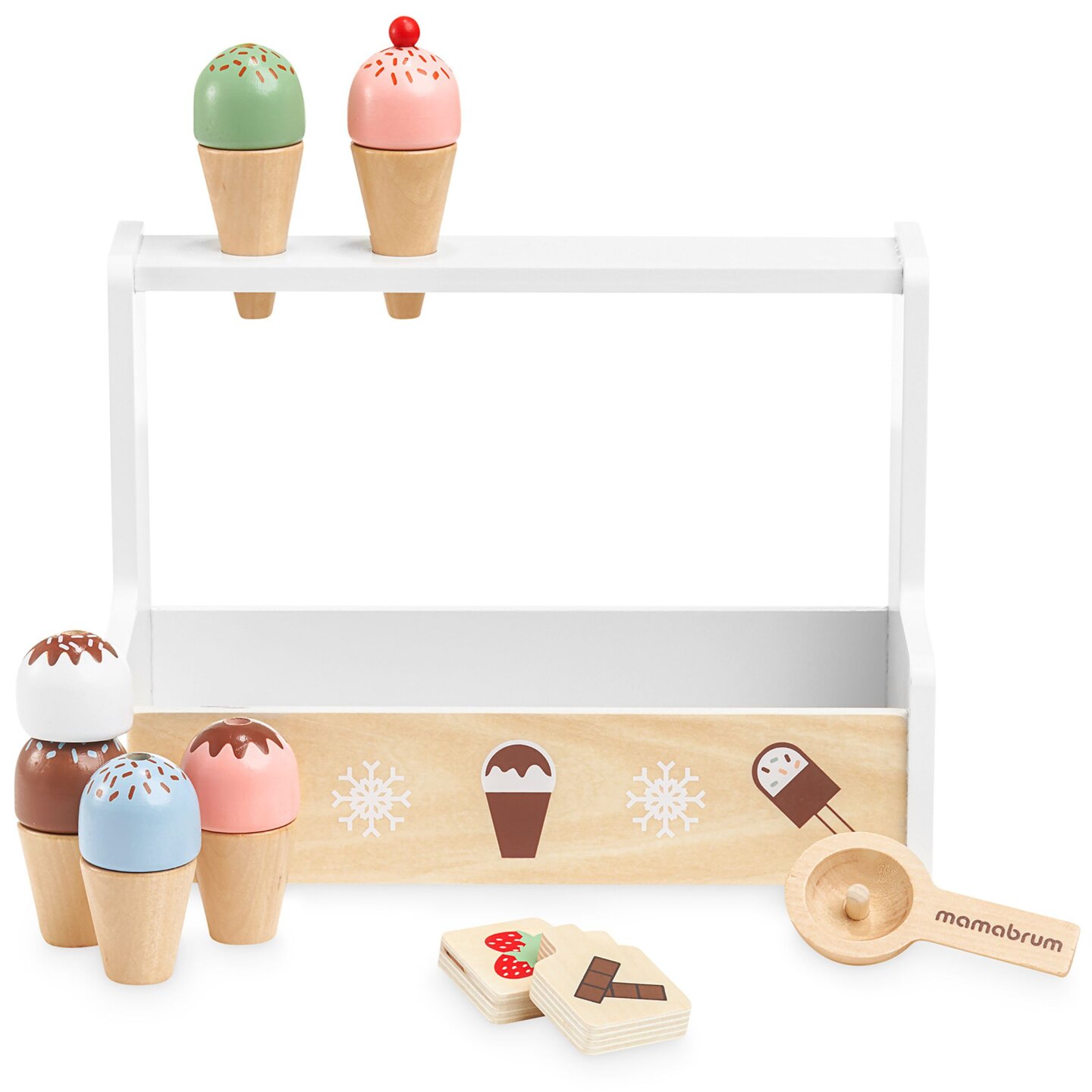 Magazin de înghețată din lemn - salon de înghețată