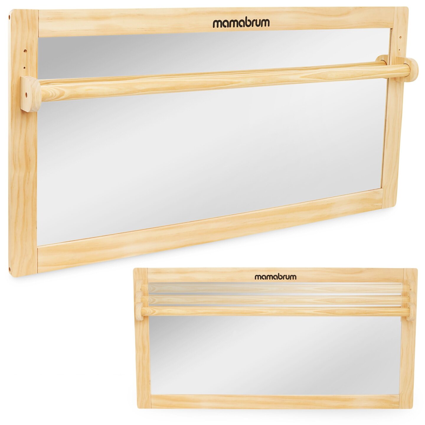 Oglindă pentru copii cu mâner reglabil - Montessori
