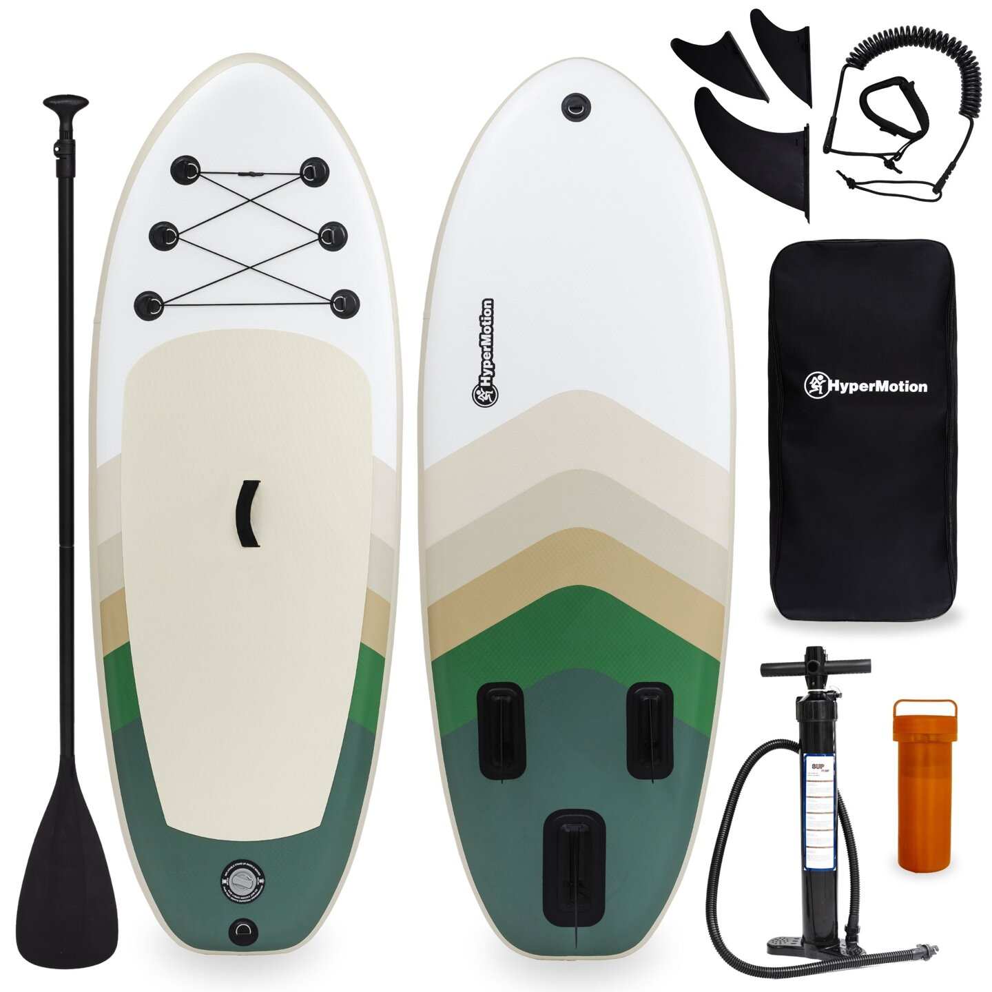 Placă de SUP gonflabilă pentru copii Stand Up Paddle 215cm cu paletă - HyperMotion WAVE BOOST 215