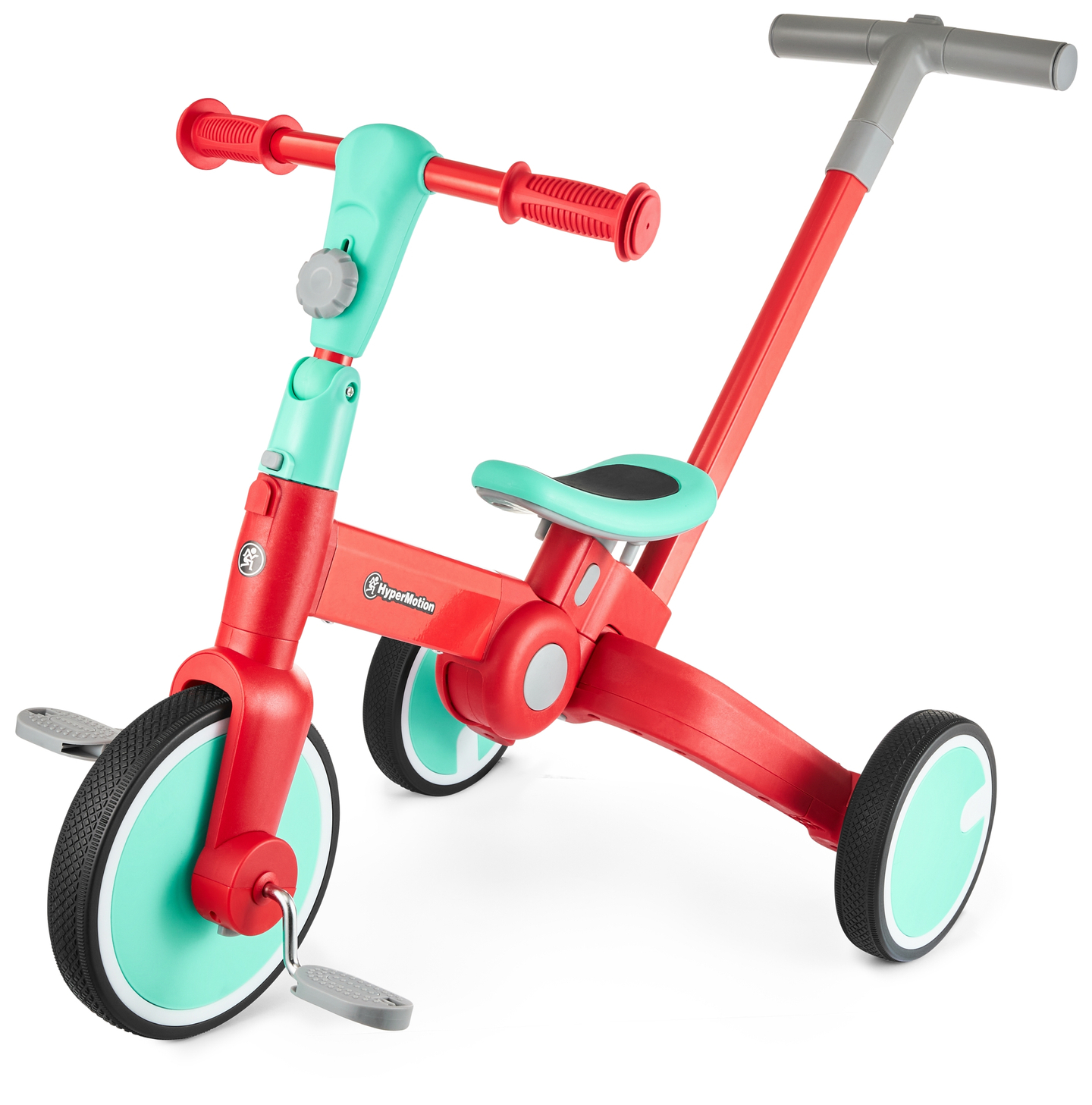Tobi ROCKET - Tricicletă pentru copii, bicicletă de fond, călăreț - împingător - 5 în 1 de la HyperMotion